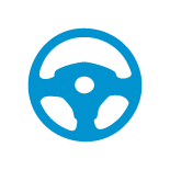 steering wheel icon