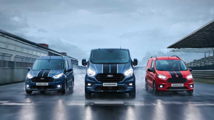 Range Of Ford Vans