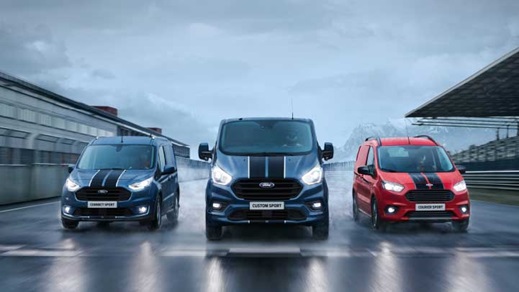 Range Of Ford Vans