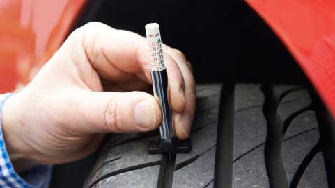 Measuring Tyre Depth