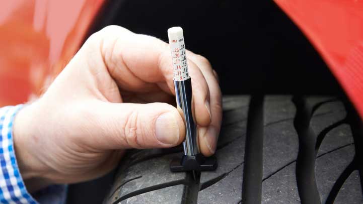 Measuring Tyre Depth