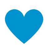 blue heart icon