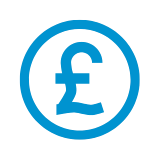 pound sign in circle icon