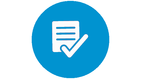 document with tick icon