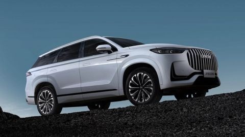 Silver Jaecoo 8 Parked Low Angle