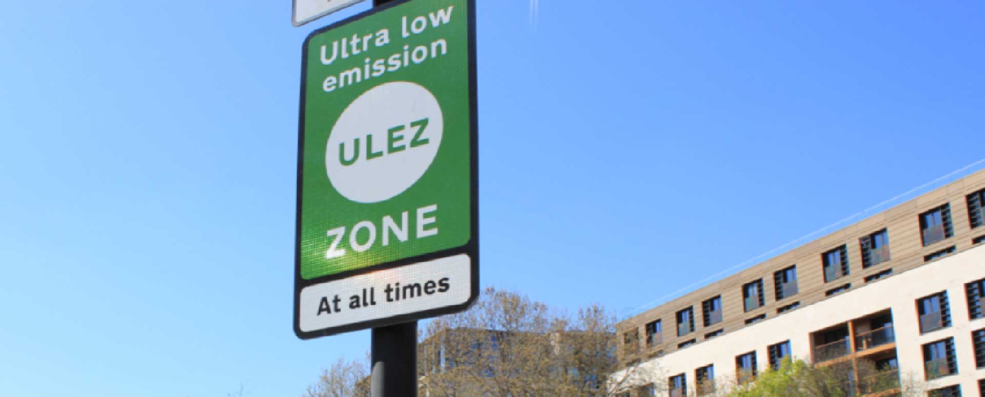 ULEZ London Road Sign