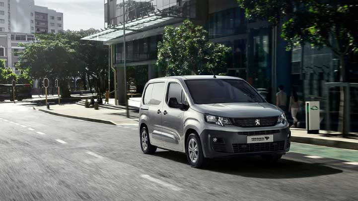 Peugeot Van Driving Front