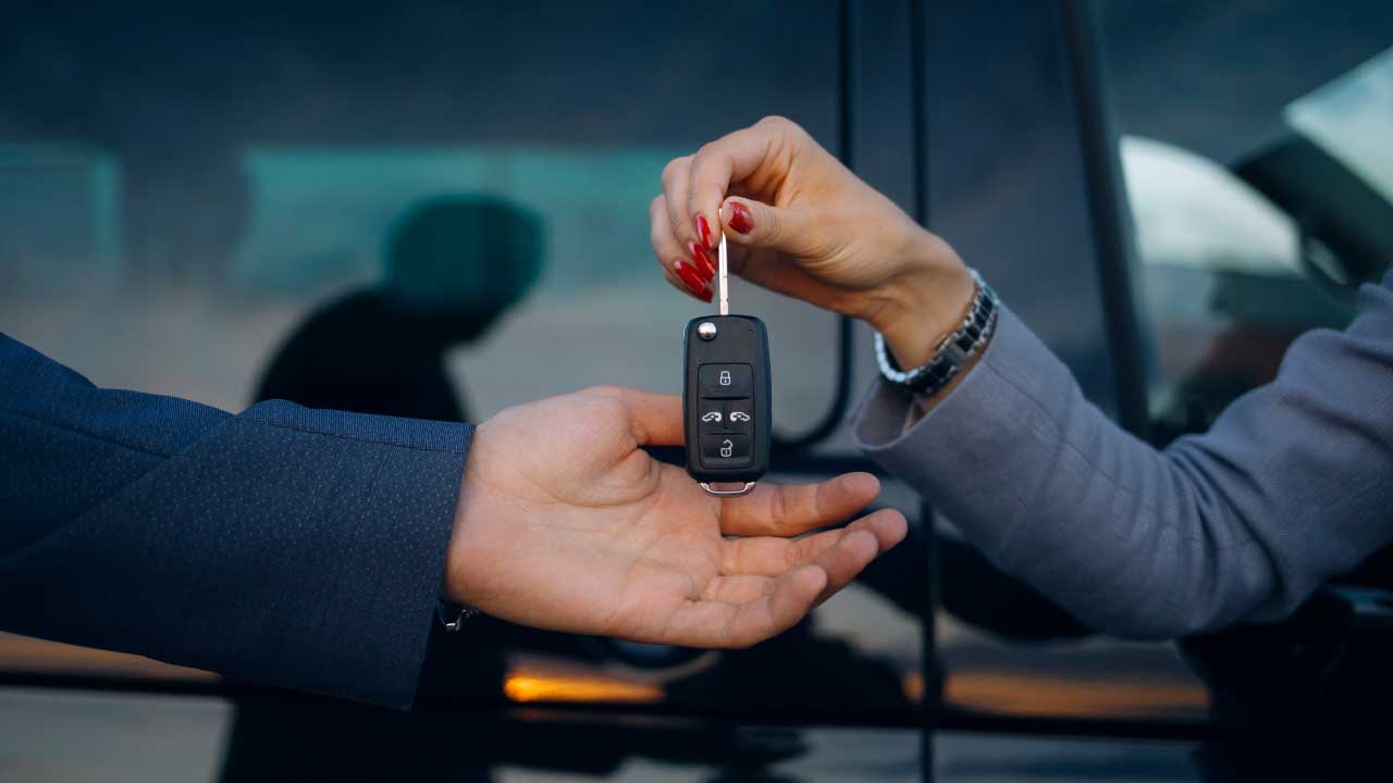 Car Keys In Hands