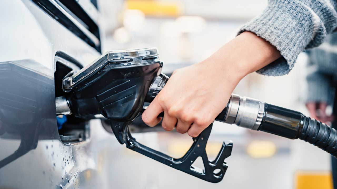 Car Being Fueled Up At Pump