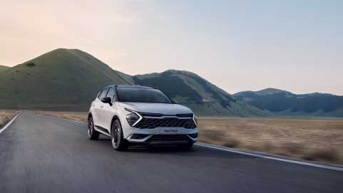 Electric Car Driving