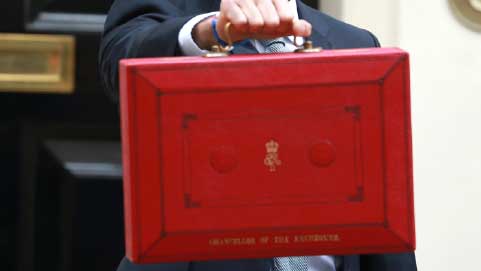 Red Government Briefcase