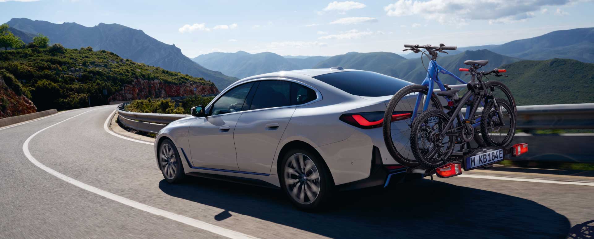 Car With Bike Rack On The Rear