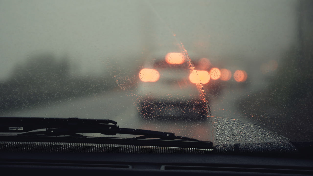 Rainy Car Windscreen