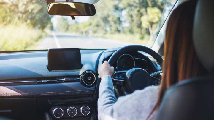 Person Driving Car