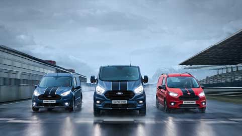 Ford Van Range Exterior Front Driving