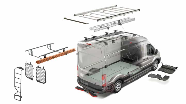 Diagram of Van External Equipment