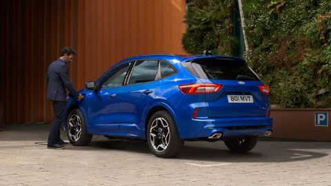 Blue Ford Kuga Plug In Hybrid (PHEV) Charging