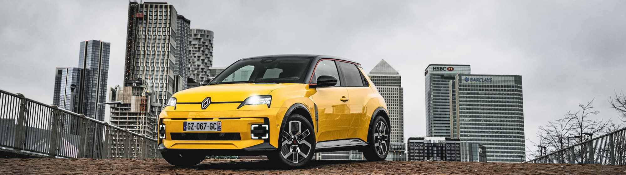 yellow Renault electric vehicle